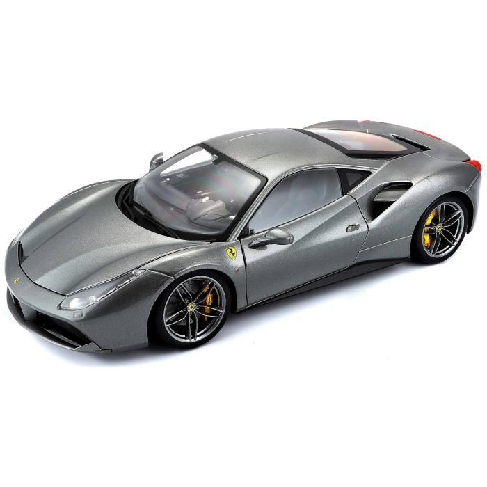 Bburago 16905 Ferrari 488 Gtb Signature Séries Gris Echelle 1 18 B2lo6