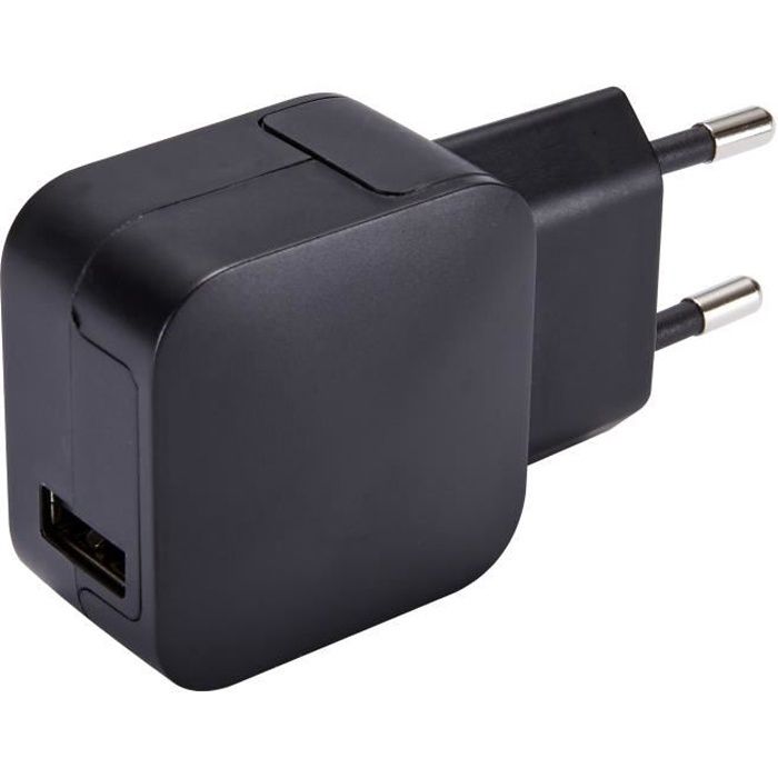 Adaptateur secteur - Bigben Interactive - 3499550357141 - USB-C - 5V 2.4A - 1m - Noir Adaptateur secteur - Bigben Interactive - 3499550357141 - USB-C - 5V 2.4A - 1m - Noir