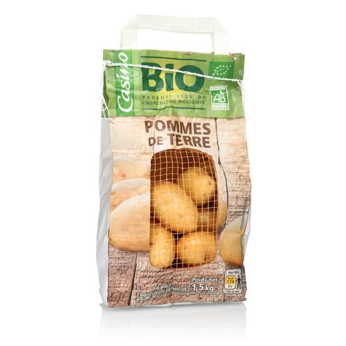 Casino Bio Pommes De Terre Biologique 1 5kg Achat Vente Fruits Legumes Pommes De Terre Biologiqu Cdiscount
