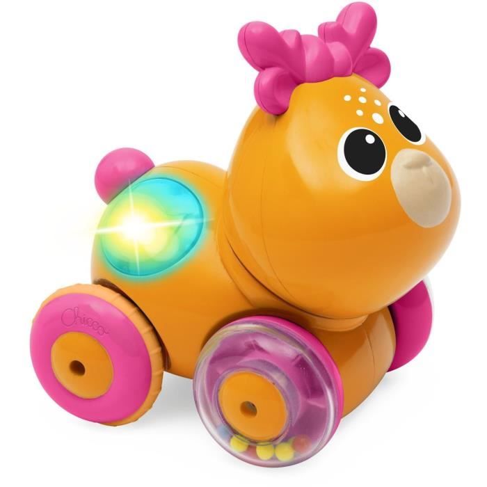Jeu Cerbiatto Sprint&Go Animalet électronique à rétrocharge avec mélodies Sons et lumières Stimule Le rampement Roues en Caoutchouc 6 36 - vue 7