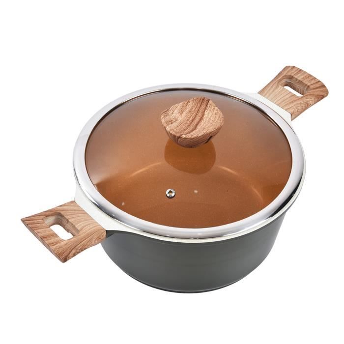 Asterion Set De Casseroles Au Design Moderne Cuivré 4