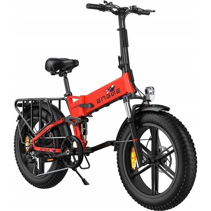 Vélo Électrique - ENGWE ENGINE X - Pliant, 20 * 4 Pouces, Moteur 500W, Batterie 48V 13Ah