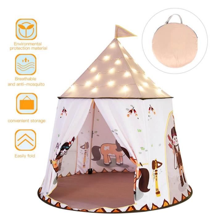 Jouet Tente Playhouse Pour Enfants Tipi Portable Tentes De Jeu Pliables Legeres Pour Enfants Cdiscount Jeux Jouets
