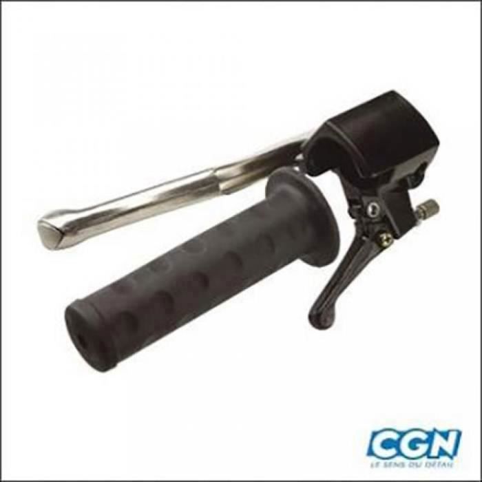 Cocotte Gauche Teknix Pour Scooter MBK Stunt 50 - 1999 à 2016, Noir, Pour Guidon 22mm