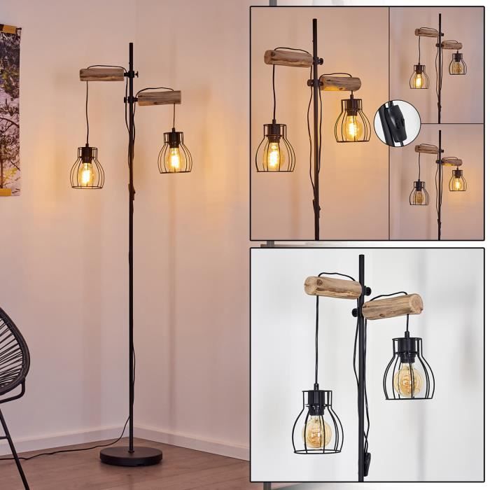 Lampe Industrielle Sur Pied Lanterne - Déco Indus
