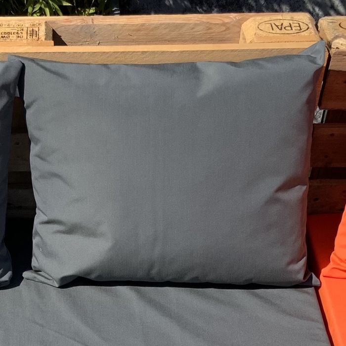 Housse de coussin extérieur Gris anthracite 50x60 cm