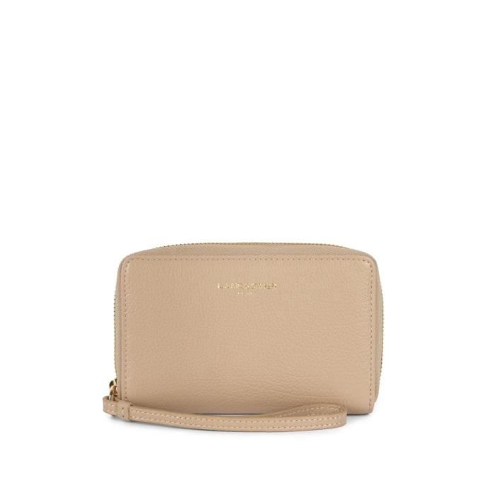 Portefeuille compagnon Lancaster Ref 45345 Beige Fonce 15 10 2.5