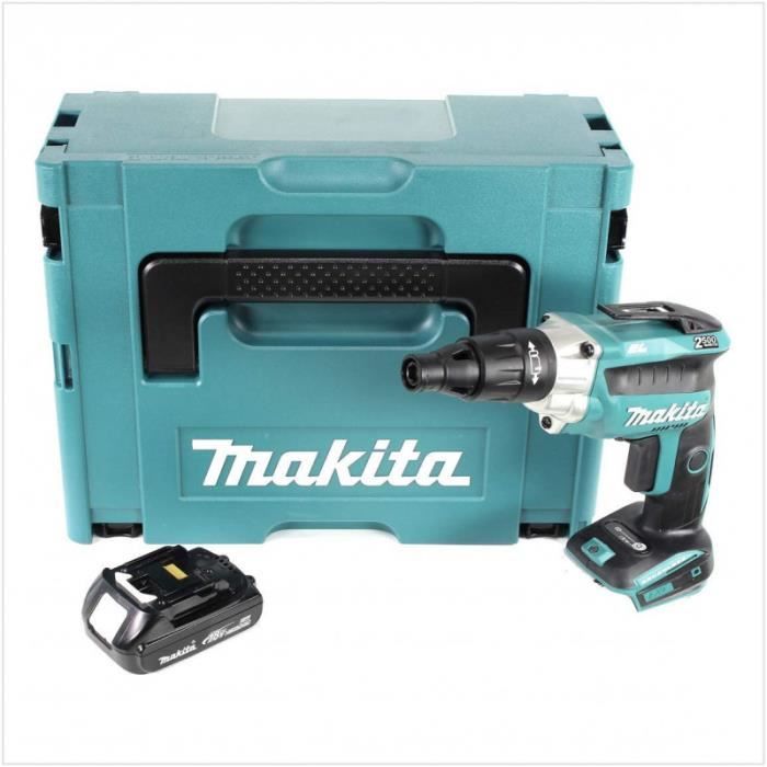 Visseuse A Placo 18v Li Ion 1x 1 5ah En Coffret Makpac Makita Dfs251y1j Achat Vente Visseuse Devisseuse Visseuse A Placo 18v Li Ion Cdiscount