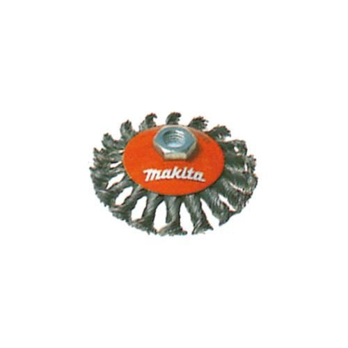 Makita Brosse conique à fils acier torsadés pour meuleuses dangle 230 mm - P-04494
