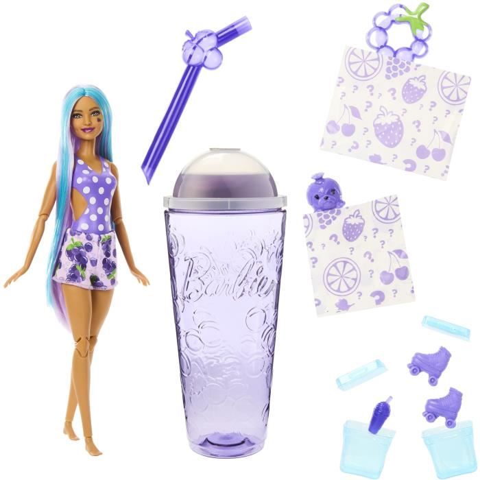 Barbie-Pop Reveal-Poupée parfumée série Bubble Tea avec accessoires HTJ19 pas cher