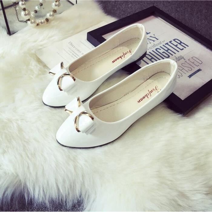 Casual chaussures plates talon plat v ritable femmes en cuir