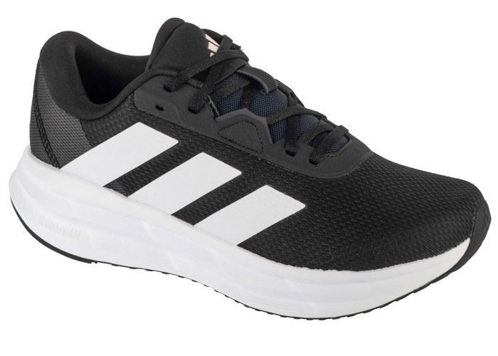 Chaussures de course - ADIDAS - Galaxy 7 - Homme - Noir - Amorti Cloudfoam - Lacets