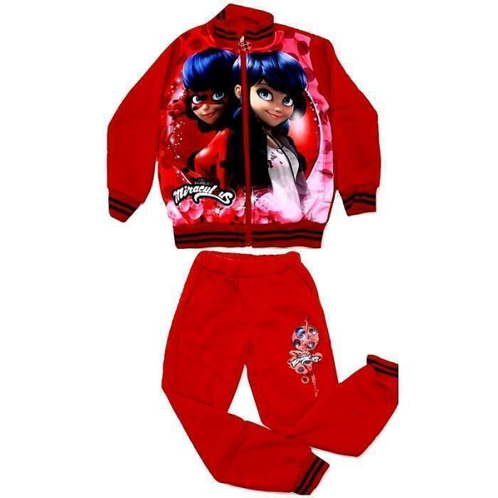 Miraculous - Jogging Polaire Fille - Jogging Ladybug