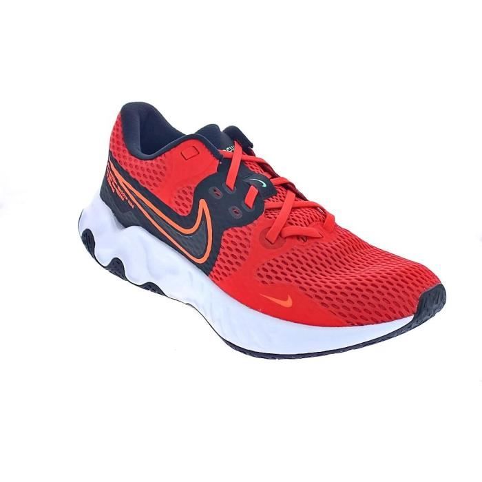 Baskets basses - NIKE - Renew Ride - Homme - Rouge - Synthétique - Lacets - Plat