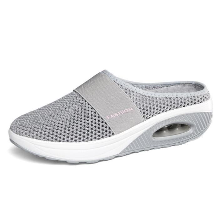 Coussin d air Slip On orthopedique pour femmes gris taille 35 43 WJ04211204SH01