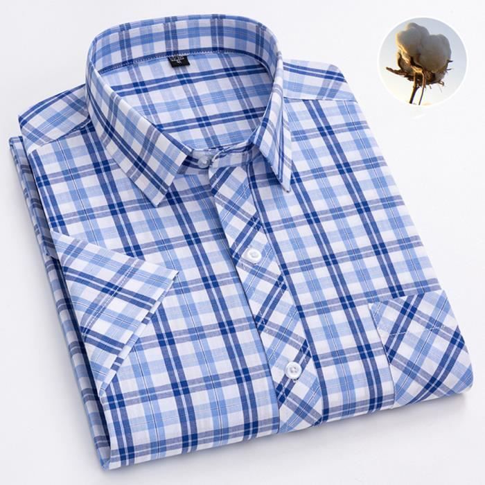 Chemise Tactique 5.11 à Carreaux Bleu - Manches Courtes, Fermeture Snaps - Taille M - Très Bon état