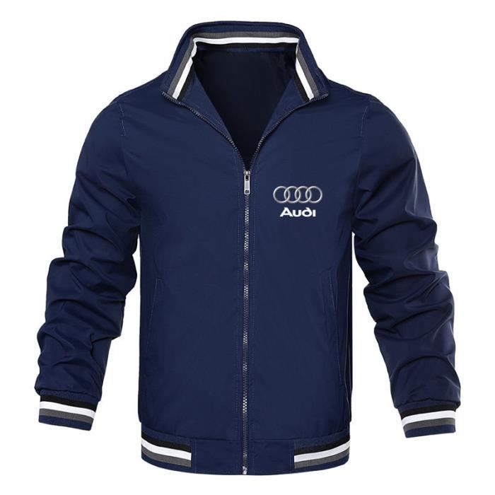 Blouson Homme AUDI imprim Mode Regular Fit Col montant Veste