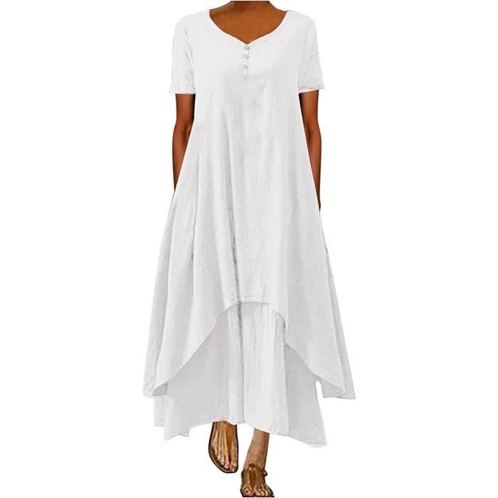 Longue robe blanche pas cher shop