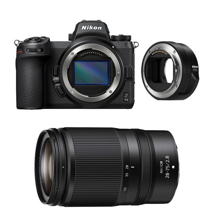 Nikon Z6 II Kit Mit Z 28-75mm F/2.8 Objektiv & FTZ II Adapter – Vollformat-Kamera-Set