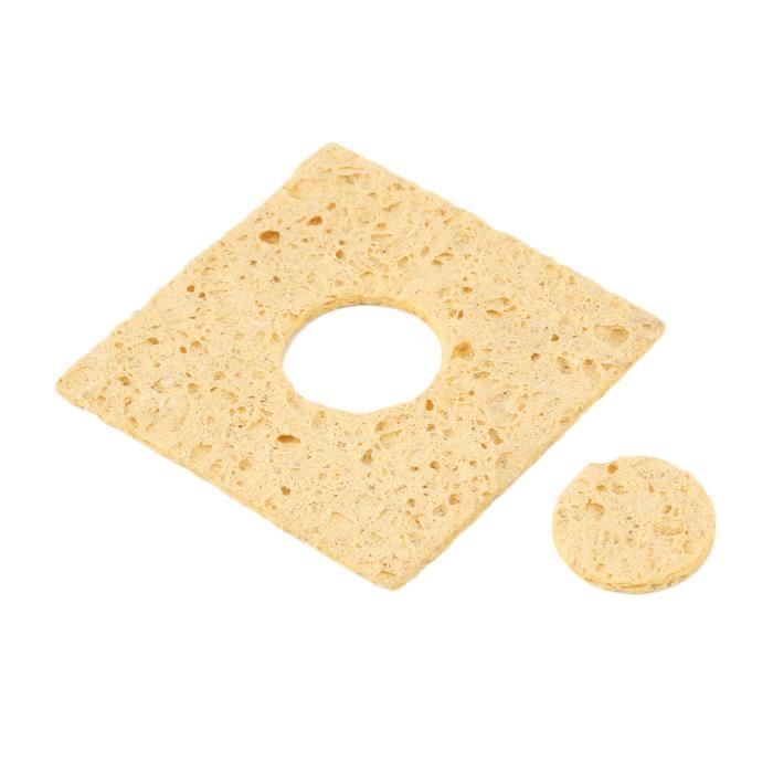Lot De 10 éponges Jaunes Pour Nettoyer Les Pointes De Fer à Souder - Néttoyant Soudure - Neuf
