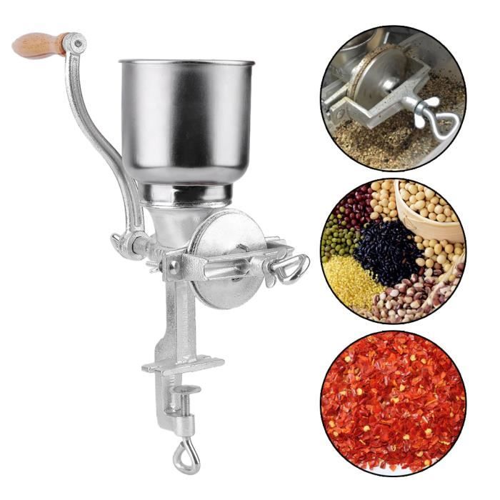 Moulin Manuel Grain A Cereales Moulin A Farine Broyeur A Main Outil Cuisine Achat Vente Moulin De Cuisine Moulin Manuel Grain A Cdiscount