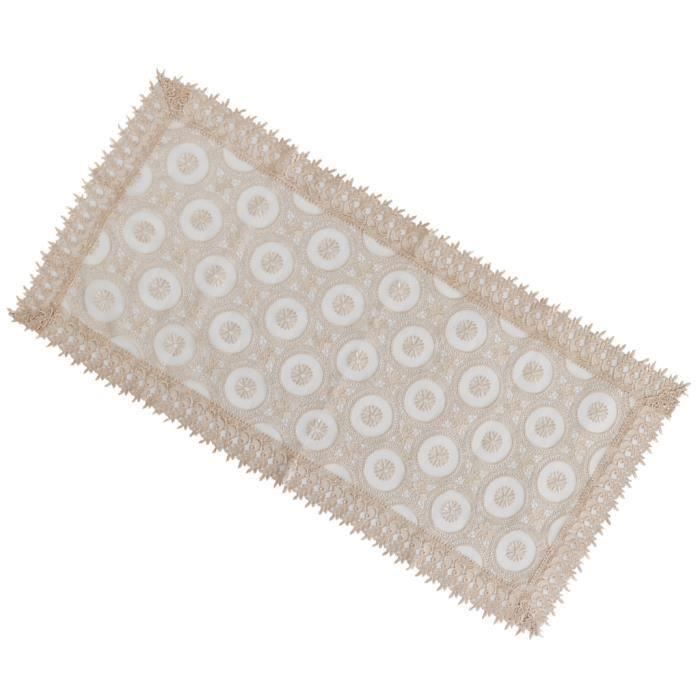 BOV Chemin De Table Nappe Décor Noël De Table Motif à Carreaux - Rouge Noir - Maison