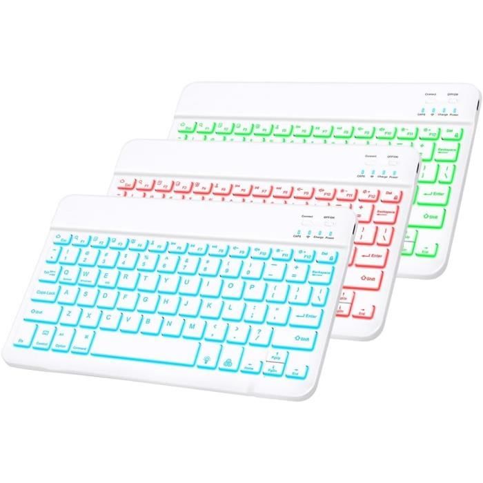 Mini Clavier Pliable Sans Fil Bluetooth B033 - Compatible Windows, Android, IOS - Anglais QWERTY