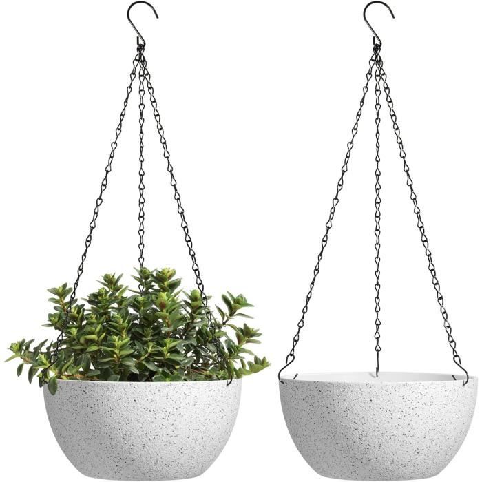 Suspension Plante Support Pots De Fleurs (2 Pcs, 25C…