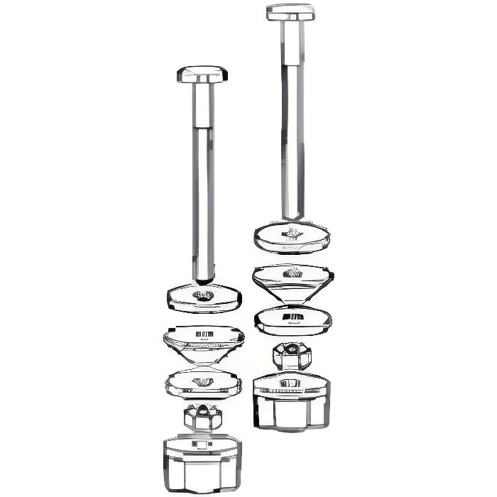 Siamp Sachet de visserie pour fixations de cuvette et de réservoir 34504120