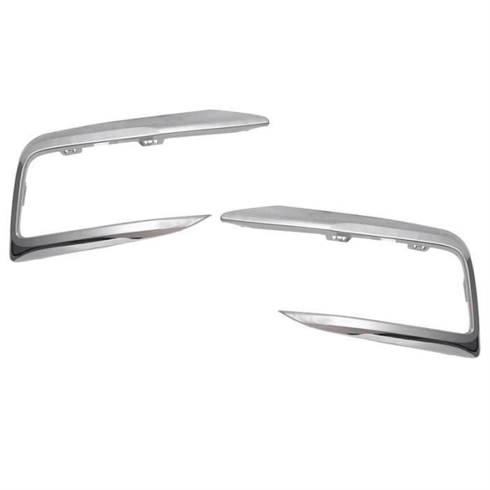 Couvercles Garniture Grille Pare-chocs BMW E60/E61 - Paire Gauche/droite, Noir, ABS