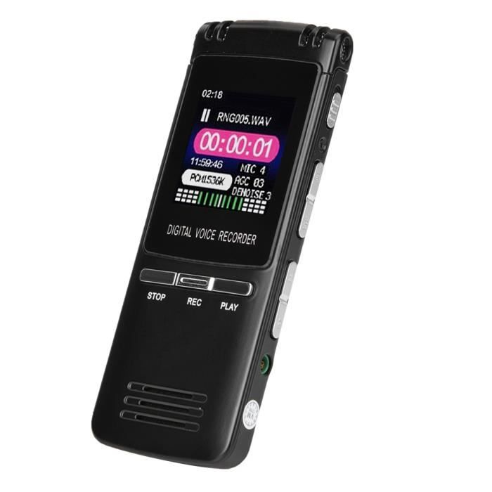 Dictaphone Intelligent Olycism Avec IA - 64 Go, Transcription Illimitée En 81 Langues, Réduction De Bruit, 29g - 8
