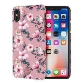 SO SEVEN COQUE PREMIUM CRYSTAL SEOUL HIBISCUS ROSE: IPHONE X/XS