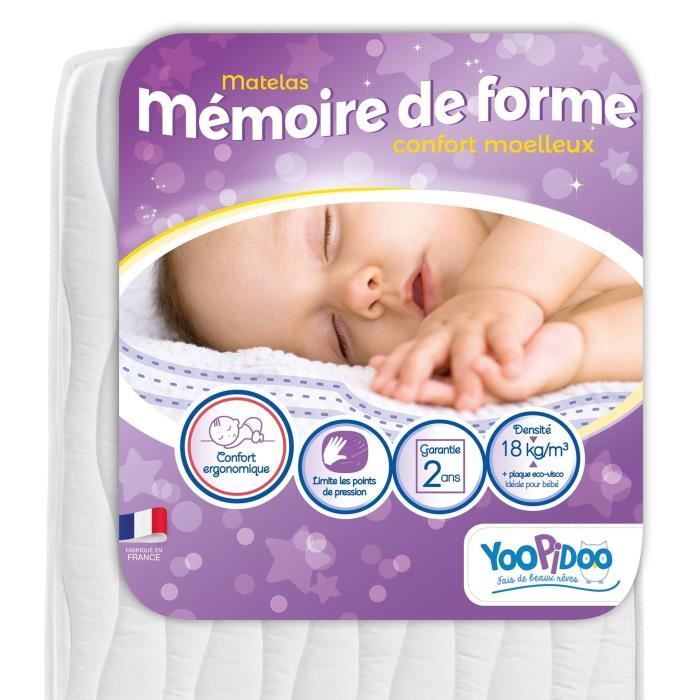 Matelas memoire de forme bebe Clearance