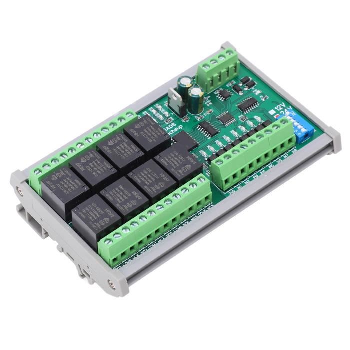 Contrôle Haut Bas Niveau Module Relais 8 Canaux DEWIN - Optocoupleur Isolation - DC 5V - Contrôle Haut/bas Niveau - 250V/10A Carte Relais 250V