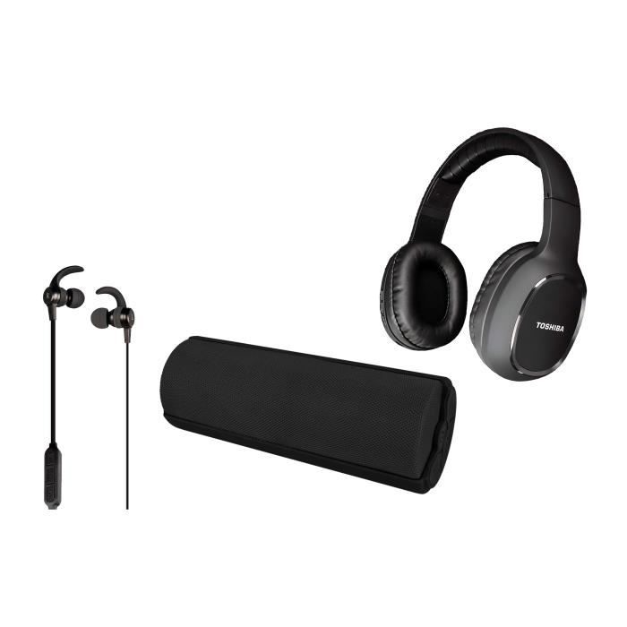 Pack 3 En 1 Toshiba Casque Ecouteurs Et Enceinte Cdiscount Tv Son Photo