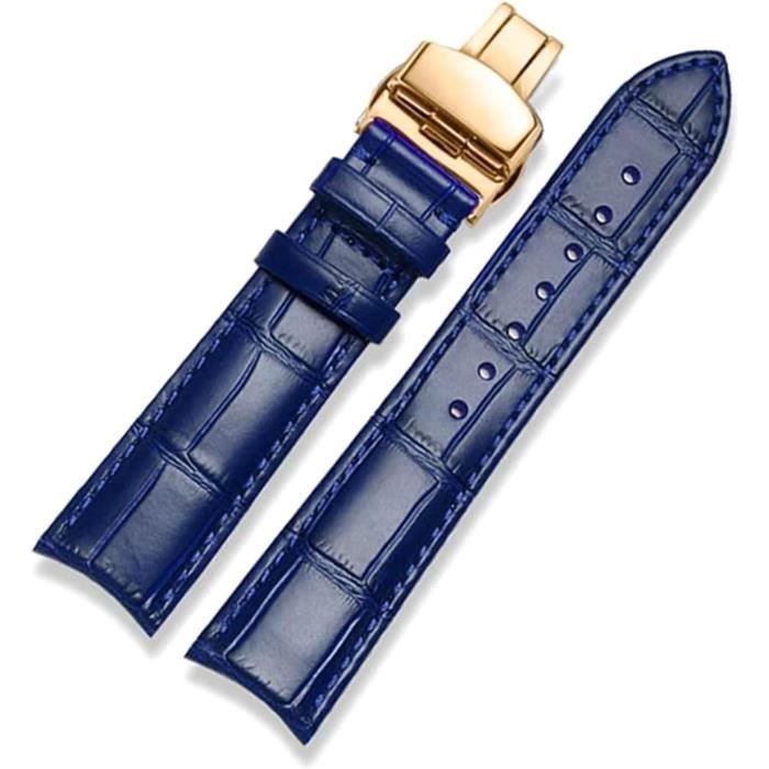 Bracelet personnalisé en cuir double tour, fermoir à graver, modèle Ezio