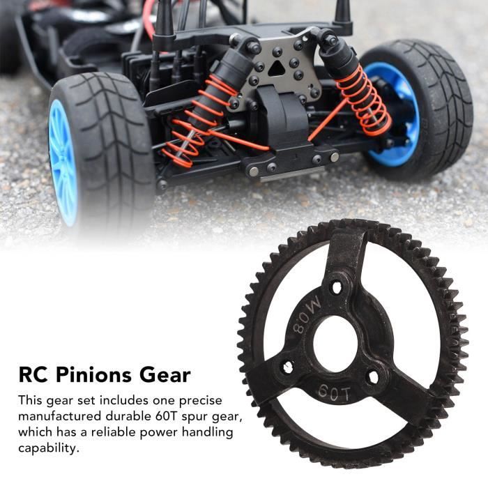 Ensemble d'engrenages RC 60T Spur Gear et 16T 18T 20T Pinions Gear RC