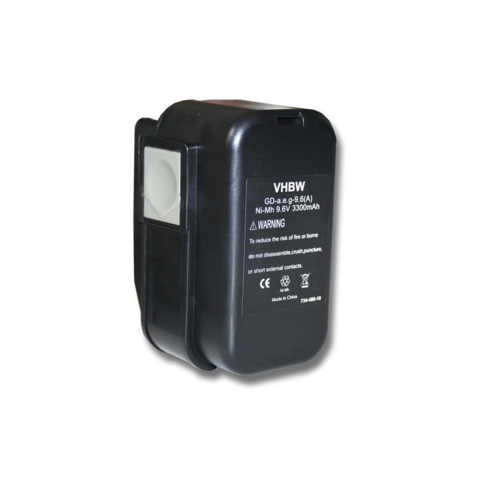 Vhbw Akku 9,6 V, 2100 MAh, NiMH – Kompatibel Mit AEG Best 9.6X, Best 9.6X Super, 2000 Werkzeug