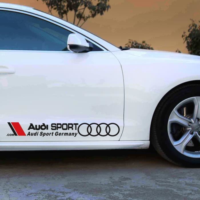2pcs sticker autocollants pour voiture Audi TT S3 S4 S5 S6 S8 S-Line ​A4L A3 A6L Q3 Q5 A5 A7 A8 TT