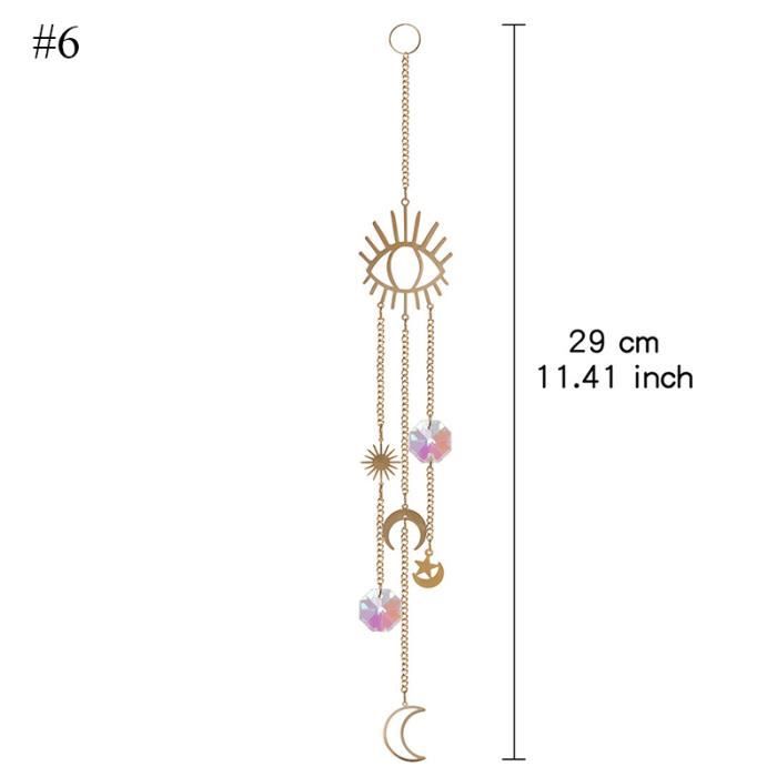 Cristal Attrape-soleil - Décoration Fenêtre Chaîne - Pendentif