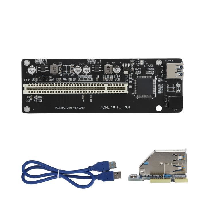 Carte de Montage USB 3.0 PCI-E M.2 Vers Carte Adaptateur Rallonge de