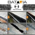 Lot de 4 brosses pour protéger vos gouttières Batavia - 16 mètres - Noir-1