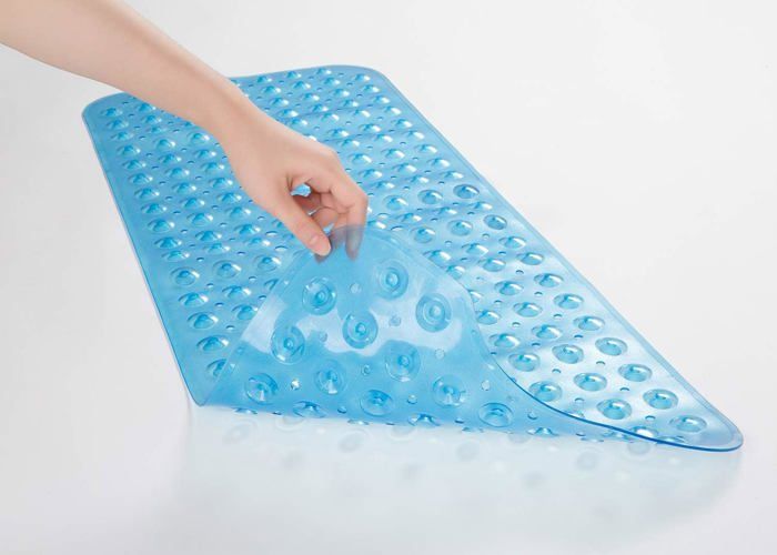 05)Ensemble de tapis de douche antidérapants en flanelle, 3 pièces, pour salle de bain