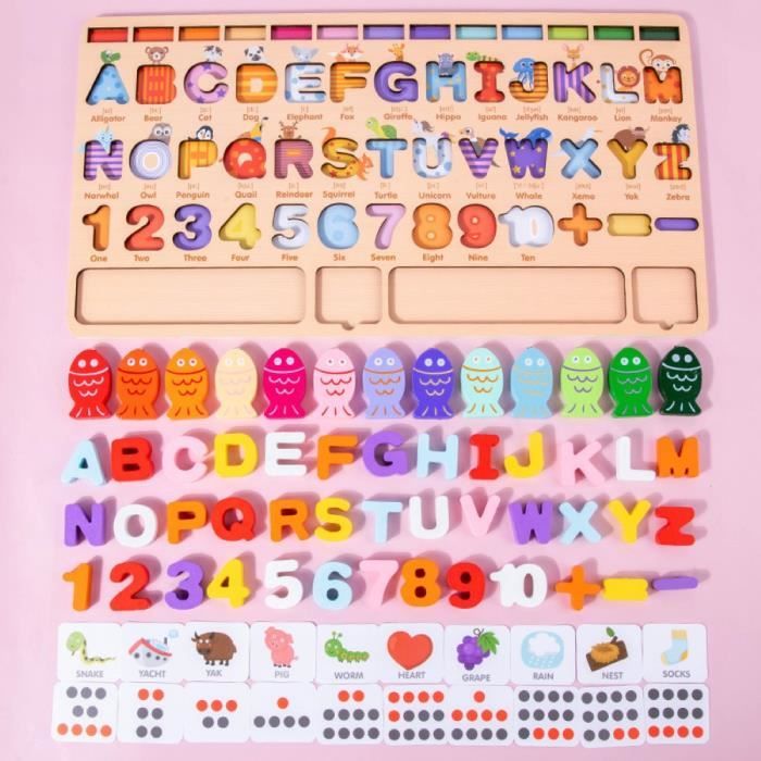 MARAYAN Casse tete enfant-Jeux Montessori 2 3 4 5 ans-Smart  games-Tangram-Jouet puzzle bois,Cadeau Fille Garcon-Apprendre Couleurs -  Cdiscount Jeux - Jouets