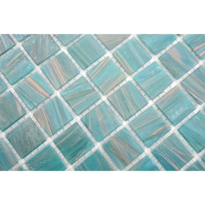 Mosaïque Pâte De Verre MOSANI Vert Kiwi – Carreaux Crédence Cuisine Salle De Bain