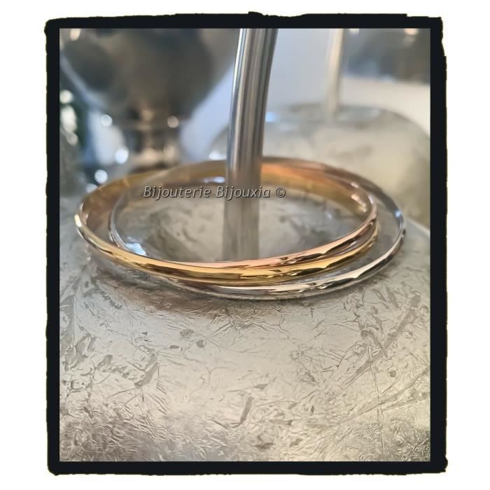 FUNEIA 5 Pièces Femme Bracelets Or Acier Inoxydable Plaqué Or