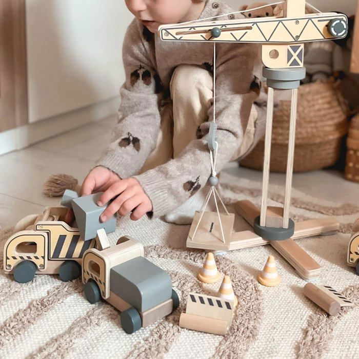 CLEMENTONI Grue Sur Chenilles à Construire – 8 Ans Et + – Engin De Chantier Mécanique – Cabine 360° Et Levage – Cadeau Ingénieur En Herbe