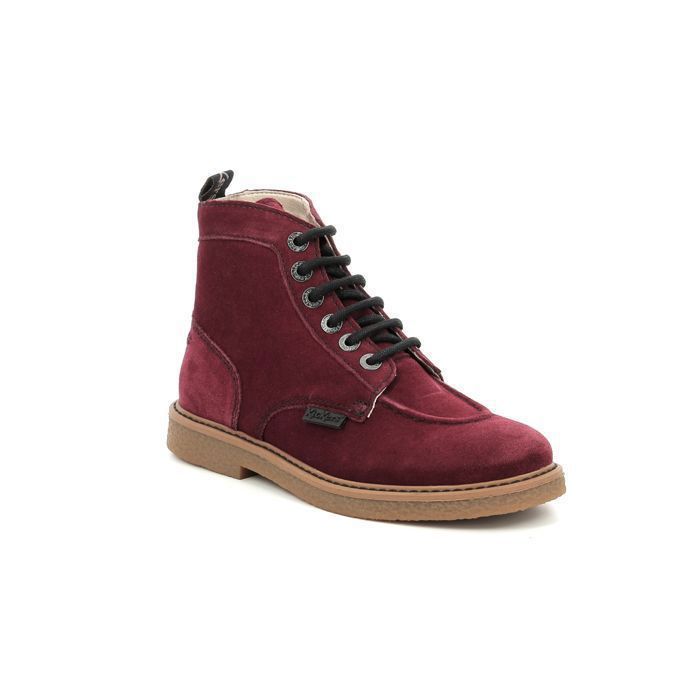 KICKERS Bottillons Kick Legendary rouge Femme Rouge Cdiscount Chaussures