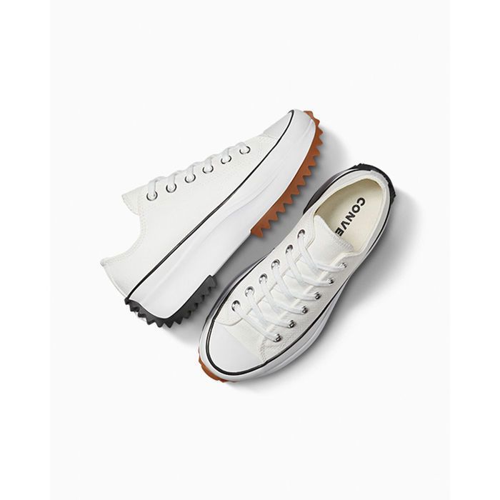 Baskets Converse RUN STAR HIKE LO CONVERSE Femme Blanc