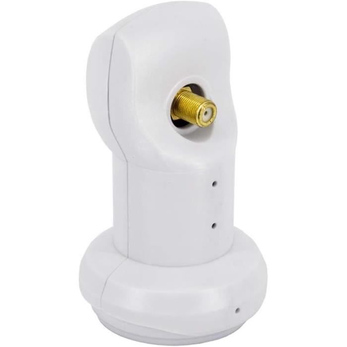 Single LNB PremiumX Universel 1 Sortie - 0.1dB, 4K 8K UHD, Protection Météo - Pour Astra Hotbird Türksat